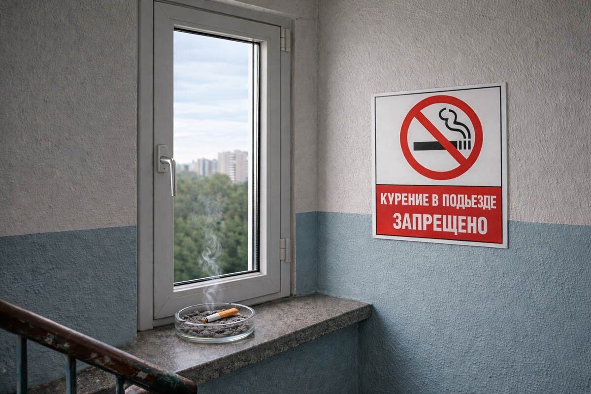 Как бороться с соседским курением в подъезде: законные меры и советы
